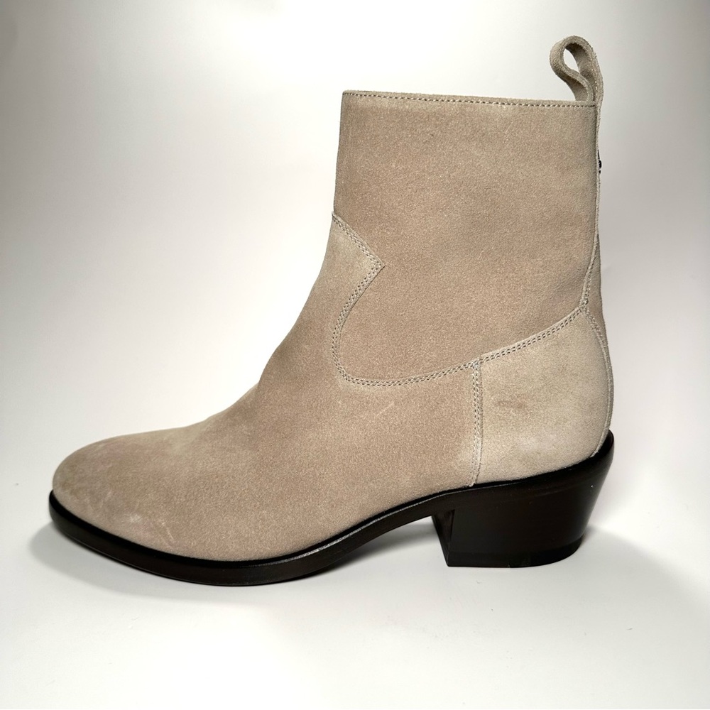 Jimmy Choo - Kaia K-Jessie Ankle Boots Beige Suede Size 38 or U.S. 8 New…